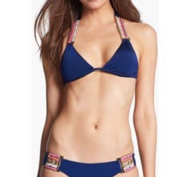 Beach Bunny Bronze Pop That Bottom Dark Navy - Picture 8 of 8